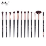 Anmor Pro Makeup Brushes Set 12 pcs/lot Eye Shadow Blending Eyeliner Eyelash Eyebrow Brushes