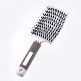 Hair Comb Scalp Massage Comb Hairbrush Bristle&Nylon Women Wet Curly Detangle