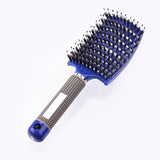 Hair Comb Scalp Massage Comb Hairbrush Bristle&Nylon Women Wet Curly Detangle