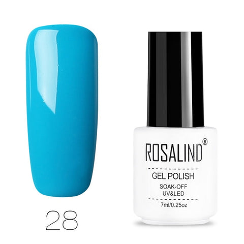 ROSALIND Gel Polish Set All For Manicure Semi Permanent Vernis top coat UV LED