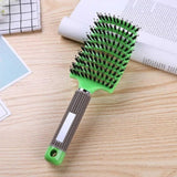 Hair Comb Scalp Massage Comb Hairbrush Bristle&Nylon Women Wet Curly Detangle