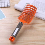 Hair Comb Scalp Massage Comb Hairbrush Bristle&Nylon Women Wet Curly Detangle