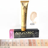 14 Colors Gold Tube Makeup Cover Base Primer Concealer Palette Makeup Base Tatoo Face