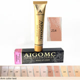 14 Colors Gold Tube Makeup Cover Base Primer Concealer Palette Makeup Base Tatoo Face