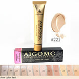 14 Colors Gold Tube Makeup Cover Base Primer Concealer Palette Makeup Base Tatoo Face