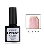 AMEIZII Top Base Coat Soak Off Gel Nail Polish UV LED